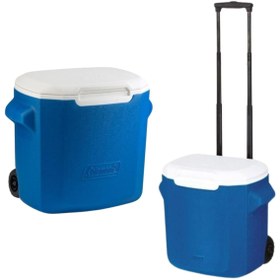 Resim Coleman Soğutucu Buzluk - - 28 QT Tekerlekli - 26 lt - Mavi/Beyaz 