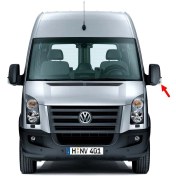 Resim AFT VW Crafter 2006-2016 Sol Yan Dikiz Ayna Sinyal Lambası Camı 2E0953049A 