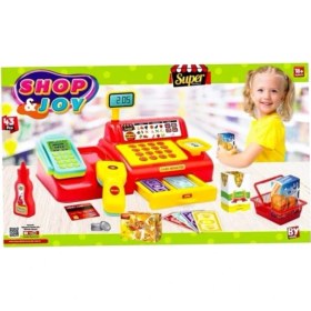 Resim Öz Bayraktar Oyuncak Özb Shop&joy Yazar Kasa Alışveriş Seti BP-578 