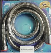 Resim Asil Örgülü Duş Zinciri Hortumu Krom 