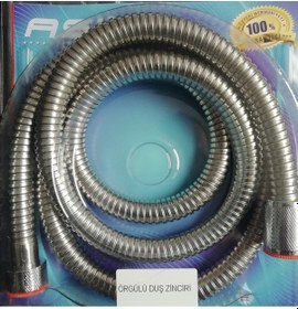 Resim Asil Örgülü Duş Zinciri Hortumu Krom 