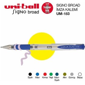 Resim Um-153 Gümüş Broad Jel Kalem 