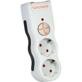 Resim Tunçmatik Enerji Koruma Prizi Powersurge 2'li Beyaz 525 JOULE (TSK5080) 