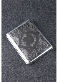 Resim Silvio Monetti SMTBKCB005R1 İşlemeli Metal Sigara Tabakası 