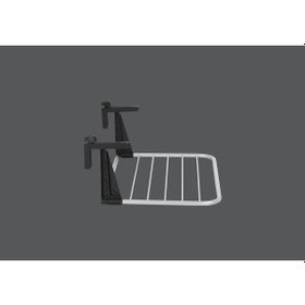 Resim Alya Homes Ahdry1454 Balcony Mini Alüminyum Çamaşir Kurutmalık Gri 