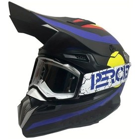 Resim Willowhaven 2025 Yeni Tasarım Fluorescent With Clear Lens Motocross Motorcycle Gözlüğü 