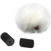 Resim Rycote 065516 Beyaz Renk Yaka Mikrofonu Için Rüzgar Koruyucu (Tekli Paket) 