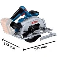 Resim Bosch Gks 185-LI Tek Akülü Daire Testere 4 Amper Bez Çantalı 
