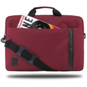 Resim Classone Bnd805 Worklife 15.6" Su Geçirmez Kumaş Macbook, Mac Air, Notebook, Laptop El Çantası -bordo 