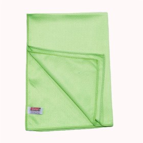 Resim Simpak Petek Oto Mikrofiber Kurulama Bezi Yeşil 6 Adet 