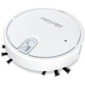Resim 5'i 1 Arada Kablosuz Akıllı Robotlu Süpürge Çok Fonksiyonlu Süper Sessiz A White Beyaz 