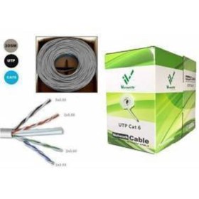 Resim Versatile Cat6 Kablo 305 Metre Ethernet Kablosu Gri Pvc 