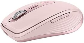 Resim Logitech MX Anywhere 3 Kablosuz Mouse, 4000 Dpi Sensör ile Tüm Yüzeylerde Kullanım, MagSpeed Elektromanyetik Kaydırma Özelliği, Tam Şarjda 70 Gün Pil Ömrü, Sessiz, Pembe 