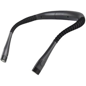Resim Hombey Usb Type-c Şarjlı 3 Renkli Led Boyun Lambası - Çift Başlı, Esnek Halka Açı Ayarı, Göz Koruyucu, Ev Ve Dış Mekan Okuma Işığı 