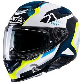 Resim HJC RPHA 71 Hapel MC3H Kapalı Motosiklet Kaskı Lacivert - Sarı 