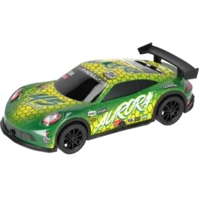 Resim 1:20 Işıklı ve Sesli Aurora Yarış Arabası Sarı 