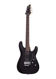 Resim Schecter C-6 Fr Deluxe Elektro Gitar (Mat Siyah) 