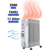 Resim Süsler Sr-5811 - 11 Dilim Fanlı Yağlı Radyatör 