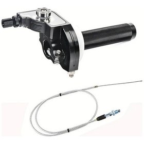 Resim Cloudstore 22mm Cnc Alüminyum Hızlı Sökme Gaz Kolu 110-250cc Atv Siyah 