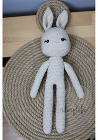 Resim Aleylife - Organik Tavşan Uyku- Oyun Arkadaşı Krem Rengi 