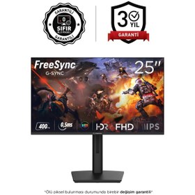 Resim Rampage Titan TT25F400F 25″ 0.5 ms Full HD IPS 400 Hz Oyuncu Monitörü 