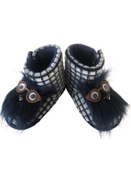 Resim Pomidik Çocuk Panduf Oynayan Gözlü Lacivert 