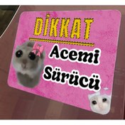 Resim DİKEN STORE Acemi Sürücü Araba Magneti - Eğlenceli ve Güvenli Sürüş İçin Pratik Çözüm! 