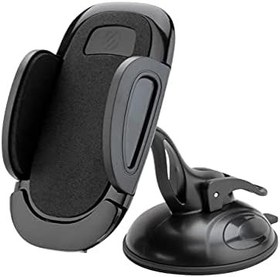 Resim Scosche SUHWD-XCES0 Select Vantuzlu Telefon Tutucu, Araç için, Ayarlanabilir Kilitleme Kolu, Hızlı Açma Düğmesi, Siyah 