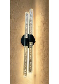 Resim Bubblelight Dubble Şık Ve Zarif Modern Led Duvar Aplik Siyah Elektrikli Kumandalı Siyah 