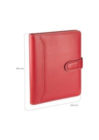 Resim Organizer Ajanda Tarihsiz Çizgili 20x26 CM - Kırmızı 