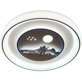 Resim Özcan Aydınlatma 1410-08 Silhouette 50 Cm Armatür Beyaz 