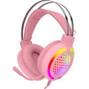 Resim Snopy SN-GX82 PINKY Pembe 3,5mm Gaming & headphone Mikrofonlu Kulaklık Rampage