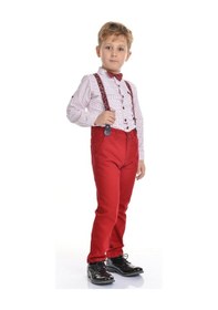 Resim Renkli Pantolon Gömlekli Erkek Çocuk Takım 001 