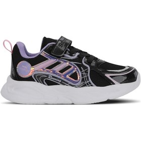 Resim Slazenger Kelsy Kız Çocuk Siyah / Mor Günlük Spor Ayakkabısı Siyah / Mor 