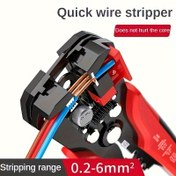 Resim Profesyonel Elektrikçinin Otomatik Tel Sıyırıcı - Çok Fonksiyonlu, 24-10AWG Aralığı, Hızlı Soy & Kesme Kablo Sıkma Aleti, Kaymaz Tutma Kolu ile Ev İyileştirme, Cihaz Tamiri & Otomatik Bakım, Elektrikçi, Manuel Araçlar 