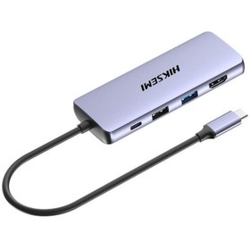 Resim Genel Markalar Hs-hub-ds8 Type-c To Hdmı Usb3-3 Usb2 Sd-tf Pd Çoklayıcı 