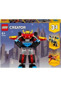 Resim LEGO® Creator 3’ü 1 Arada Süper Robot 31124 6+ Yaratıcı Oyuncak Yapım Seti - 159 Parça 