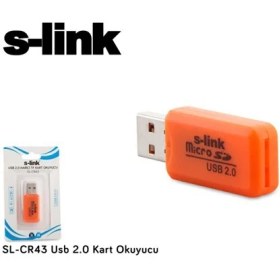 Resim S-Link Sl-Cr43 Usb 2.0 Kart Okuyucu 