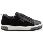 Resim Bambi Siyah Leather Erkek Sneaker E01018033543 