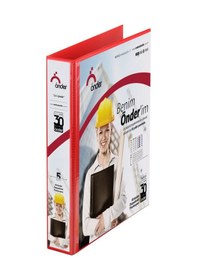 Resim Önder 2013-2 3 Cm 4 Halkalı Kırmızı Firma Klasörü 