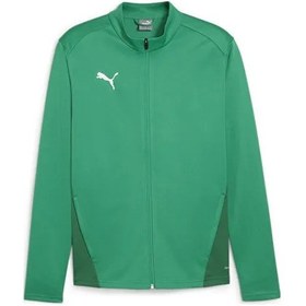 Resim Puma Teamgoal Training Jacket Erkek Futbol Kamp Eşofman Üstü 65863305 Yeşil Yeşil 