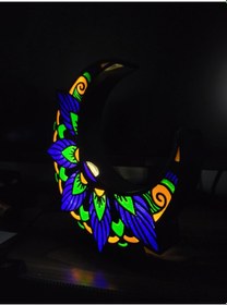 Resim Pilli Led Ay Lamba 19cm 