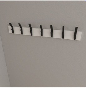Resim Hepsi3boyutlu Modern Duvar & Kapı Kanca Askılık - 7 Adet Siyah Kanca Askılık - Model No : 3 Siyah 