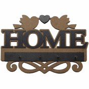 Resim Ahşap Anahtar Askılığı Home Anahtarlık Dekoratif Anahtarlık 