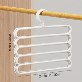 Resim 1 adet/ 3 adet/ 5 adet 5 Katlı Depolama Rafı, Plastik Pantolon Askısı, Çok Amaçlı Gardırop Düzenleyici, Pantolon, Etek, Eşarplar, Ev Düzenleyici, Depolama Rafı, Askı, Gardırop Düzenleyici, Ev Malzemeleri, Düzenleyici, Depolama Malzemeleri, Ev Malzemeleri, Düzenleyici, Depolama Malzemeleri, Ev Malzemeleri 