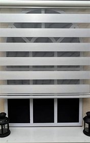 Resim StorBurada Zebra Stor Perde Beyaz STB 400V01-D Beyaz 80 x 260 