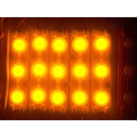 Resim Als-3156a 12v Amber 1 Watt Mercekli Modül Led 100 Adet Sıcak Ve Odaklı Işık Amber 