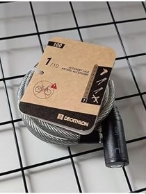 Resim Decathlon 100 Anatarlı Bisiklet Kilidi Gri G 