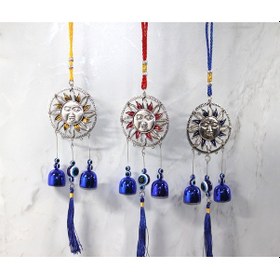 Resim Larimar Metal Nazar Boncuğu Çan Model 13 - 9027853076489lmr Çok Renkli 