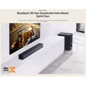 Resim LG Ev sinema Soundbar DTS Virtual: X 600W Yüksek Ses ve Kalite, ThinQ 4.1 Kanal Sinema deneyimi 